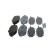 Brake pad set, disc brake BP2831 Bosch, Thumbnail 2