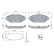 Brake pad set, disc brake BP2831 Bosch, Thumbnail 5