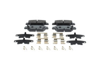Brake pad set, disc brake BP2838 Bosch