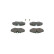 Brake Pad Set, disc brake BP284 Bosch, Thumbnail 3