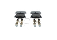 Brake pad set, disc brake BP2841 Bosch