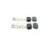 Brake pad set, disc brake BP2841 Bosch, Thumbnail 4