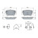Brake pad set, disc brake BP2841 Bosch, Thumbnail 5