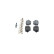 Brake pad set, disc brake BP2842 Bosch, Thumbnail 4