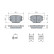 Brake pad set, disc brake BP2842 Bosch, Thumbnail 5