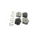 Brake pad set, disc brake BP2843 Bosch, Thumbnail 5