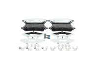 Brake pad set, disc brake BP2847 Bosch