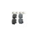 Brake pad set, disc brake BP2849 Bosch, Thumbnail 2