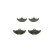 Brake Pad Set, disc brake BP285 Bosch, Thumbnail 6