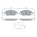 Brake pad set, disc brake BP2850 Bosch, Thumbnail 5