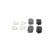 Brake pad set, disc brake BP2851 Bosch, Thumbnail 5