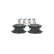Brake pad set, disc brake BP2852 Bosch, Thumbnail 3