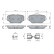 Brake pad set, disc brake BP2852 Bosch, Thumbnail 5