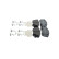 Brake pad set, disc brake BP2853 Bosch, Thumbnail 4