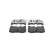 Brake pad set, disc brake BP2854 Bosch, Thumbnail 3
