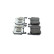 Brake pad set, disc brake BP2854 Bosch, Thumbnail 4