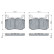 Brake pad set, disc brake BP2854 Bosch, Thumbnail 5