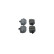 Brake pad set, disc brake BP2861 Bosch, Thumbnail 2