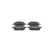 Brake pad set, disc brake BP2861 Bosch, Thumbnail 3
