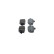 Brake pad set, disc brake BP2861 Bosch, Thumbnail 4