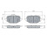 Brake pad set, disc brake BP2861 Bosch, Thumbnail 5