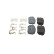 Brake pad set, disc brake BP2862 Bosch, Thumbnail 5