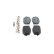 Brake pad set, disc brake BP2863 Bosch, Thumbnail 4