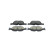 Brake pad set, disc brake BP2864 Bosch