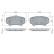 Brake pad set, disc brake BP2865 Bosch, Thumbnail 5
