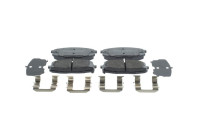 Brake pad set, disc brake BP2866 Bosch