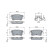 Brake pad set, disc brake BP2870 Bosch, Thumbnail 5