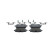 Brake pad set, disc brake BP2871 Bosch, Thumbnail 3