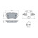 Brake pad set, disc brake BP2871 Bosch, Thumbnail 5