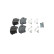 Brake pad set, disc brake BP2872 Bosch, Thumbnail 2