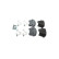Brake pad set, disc brake BP2872 Bosch, Thumbnail 4