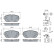 Brake pad set, disc brake BP2875 Bosch, Thumbnail 5