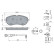 Brake pad set, disc brake BP2876 Bosch, Thumbnail 5