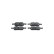 Brake pad set, disc brake BP2877 Bosch, Thumbnail 2