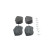 Brake pad set, disc brake BP2879 Bosch, Thumbnail 2