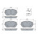Brake pad set, disc brake BP2879 Bosch, Thumbnail 5