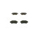 Brake Pad Set, disc brake BP288 Bosch, Thumbnail 4