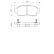Brake Pad Set, disc brake BP288 Bosch, Thumbnail 8