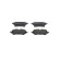 Brake pad set, disc brake BP2884 Bosch
