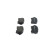 Brake pad set, disc brake BP2884 Bosch, Thumbnail 4