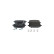 Brake pad set, disc brake BP2885 Bosch