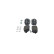 Brake pad set, disc brake BP2885 Bosch, Thumbnail 4