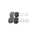 Brake pad set, disc brake BP2887 Bosch, Thumbnail 2