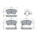Brake pad set, disc brake BP2887 Bosch, Thumbnail 5
