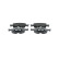Brake pad set, disc brake BP2889 Bosch, Thumbnail 2