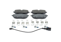 Brake pad set, disc brake BP2896 Bosch